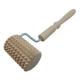 Drewniany Masażer Antycellulitowy z Rączką - Roller Do Masażu Ciała