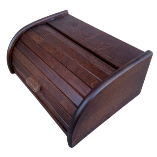 Mały Drewniany Chlebak Pojemnik Na Chleb Bułki Bukowy Eko Brązowy