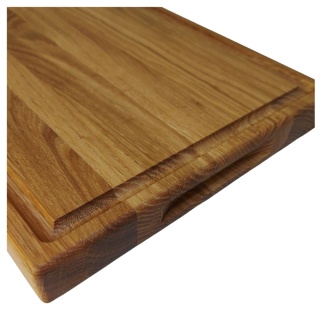 Deska Dębowa do Krojenia 39,5×30 cm – gruba 4 cm, olejowana, polska