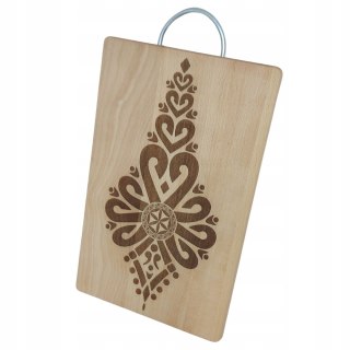 Deska Do Krojenia z Rączką Deseczka Drewniana z Parzenicą Góralski Styl