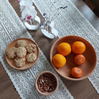 Ekologiczny Zestaw Kuchenny: Miseczka, Talerz, Sztućce + Olej do Drewna