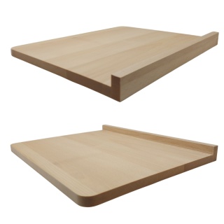 Duża Deska do Krojenia z Blokadą Bukowa Stolnica z Rantem 47x37cm