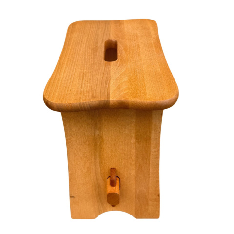 Taboret Brązowe Drewniane Krzesło Niski Stołek Stołeczek Przenośne Krzesełko Taboret Brązowe Drewniane Krzesło Niski Stołek Stołeczek Przenośne Krzesełko