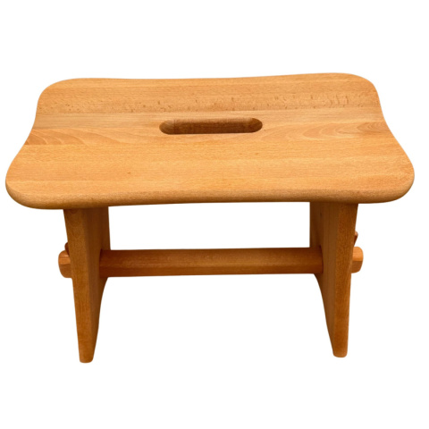Taboret Brązowe Drewniane Krzesło Niski Stołek Stołeczek Przenośne Krzesełko Taboret Brązowe Drewniane Krzesło Niski Stołek Stołeczek Przenośne Krzesełko
