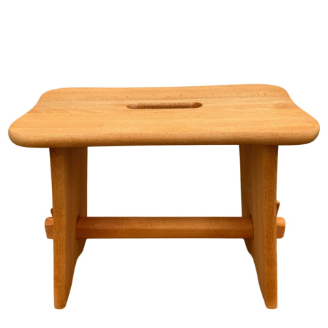 Taboret Brązowe Drewniane Krzesło Niski Stołek Stołeczek Przenośne Krzesełko Taboret Brązowe Drewniane Krzesło Niski Stołek Stołeczek Przenośne Krzesełko