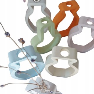 Wazon Dekoracyjny z Rurką Do Hydroponiki Kolorowa Doniczka Zestaw Flakonów