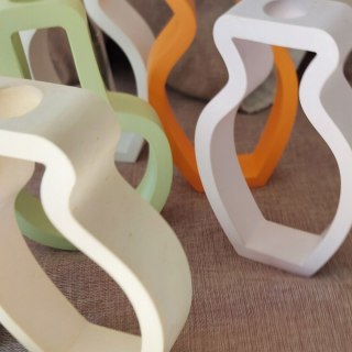 Wazon Dekoracyjny z Rurką Do Hydroponiki Kolorowa Doniczka Zestaw Flakonów