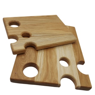 Zestaw Desek Dębowych do Serów Dekoracyjne Deski do Serwowania