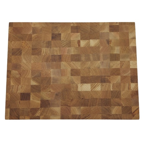 Deska Dębowa Sztorcowa End-Grain 40x30x4 cm | Solidna Deska Do Krojenia