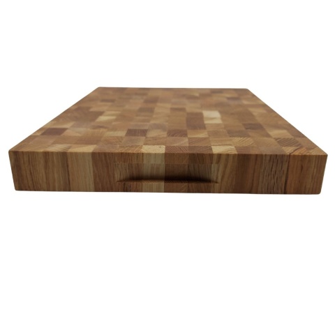 Deska Dębowa Sztorcowa End-Grain 40x30x4 cm | Solidna Deska Do Krojenia