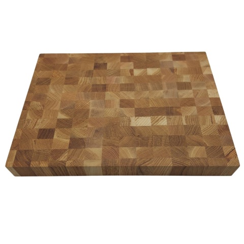 Deska Dębowa Sztorcowa End-Grain 40x30x4 cm | Solidna Deska Do Krojenia