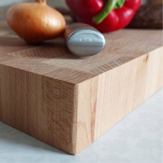 Deska Dębowa Sztorcowa End-Grain 40x30x4 cm | Solidna Deska Do Krojenia