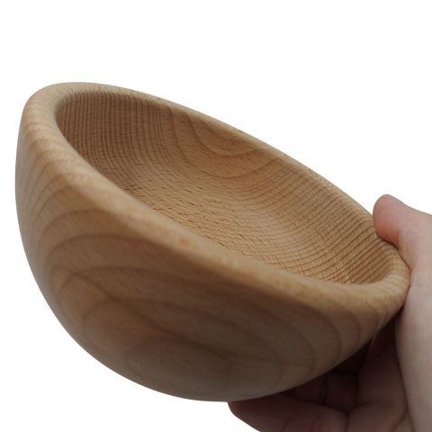 Miseczka Drewniana Mała 12cm Na Orzeszki Kaszę Miska Na Biwak Dla Turysty