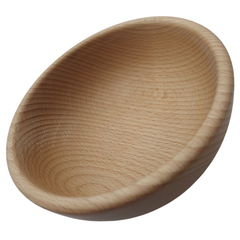 Miseczka Misa Drewniana Miska Półmisek 16cm Buk Parzony