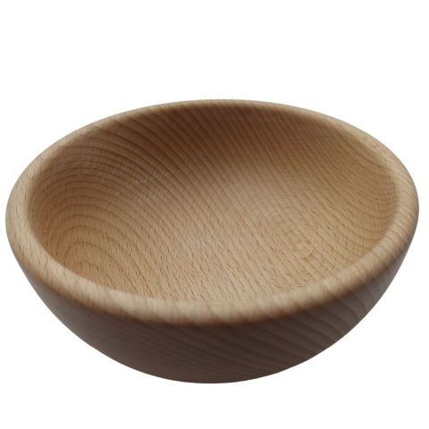 Miseczka Misa Drewniana Miska Półmisek 16cm Buk Parzony