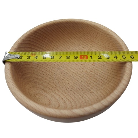 Miseczka Misa Drewniana Miska Półmisek 16cm Buk Parzony