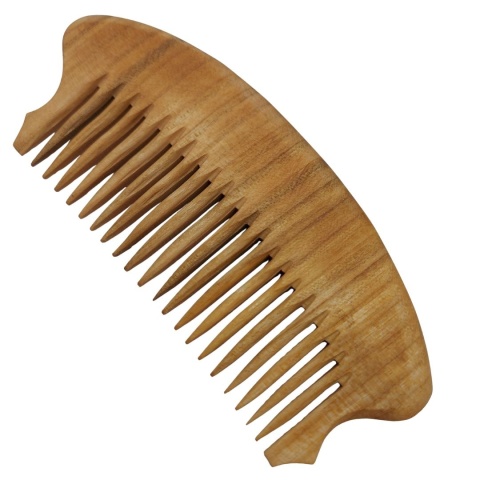 Drewniany Grzebień Kieszonkowy z Czereśni 15 cm – Naturalny, Nie Elektryzuje Włosów