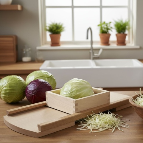 Szatkownica Do Kapusty Drewniana Tarka Do Szatkowania Warzyw Bardzo Ostra