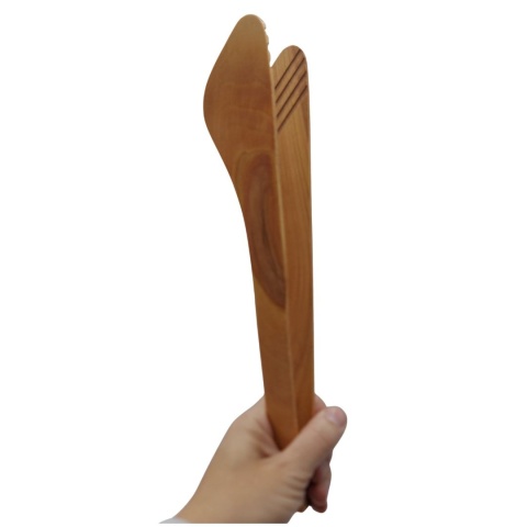 Szczypce Kuchenne Drewniane Kleszcze Czereśniowe Przybory Kuchenne