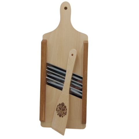 Szatkownica Drewniana Mała Olejowana 43 cm | Łopatka Kuchennna Gratis