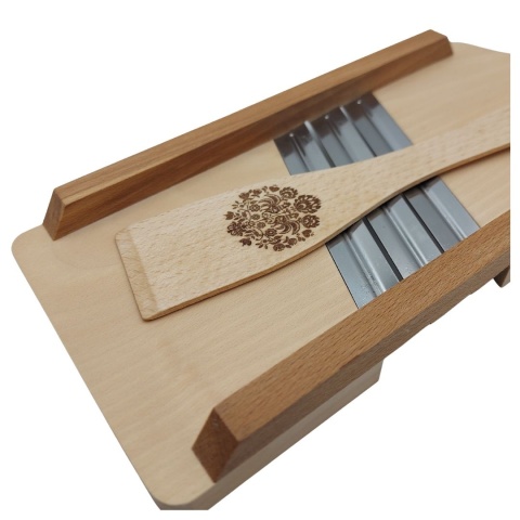 Szatkownica Drewniana Mała Olejowana 43 cm | Łopatka Kuchennna Gratis