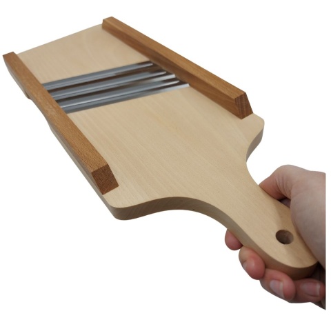 Szatkownica Drewniana Mała Olejowana 43 cm | Łopatka Kuchennna Gratis