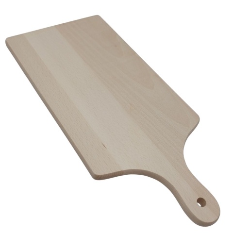 Deska Do Krojenia Klasyczna Drewniana z Rączką 44×20 cm | Polska Produkcja