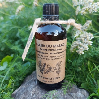 Wegański Olejek do Masażu na Zmęczone Stawy 100ml