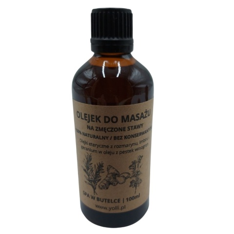 Wegański Olejek do Masażu na Zmęczone Stawy 100ml