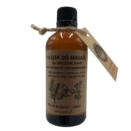 Wegański Olejek do Masażu na Zmęczone Stawy 100ml