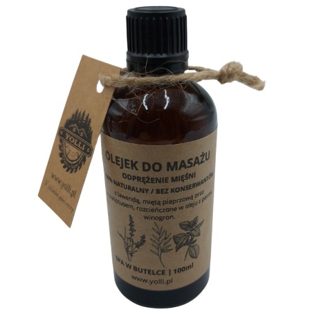 Naturalny Olejek do Masażu na Bolące Mięśnie