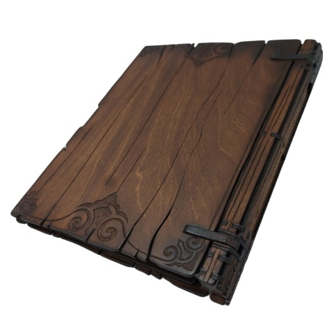 Drewniana Teczka A4 z Grawerem Orła – Segregator Prezent Rękodzieło