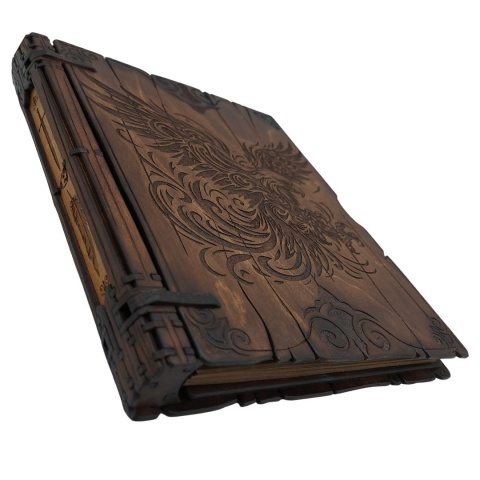 Drewniana Teczka A4 z Grawerem Orła – Segregator Prezent Rękodzieło