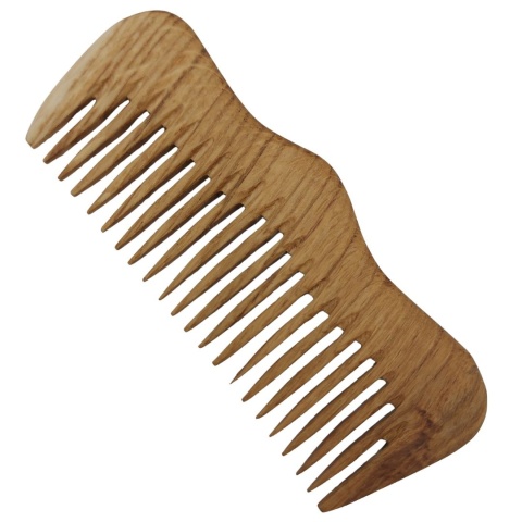Grzebień Kieszonkowy Drewniany 16 cm – Naturalny, Nie Elektryzuje Włosów