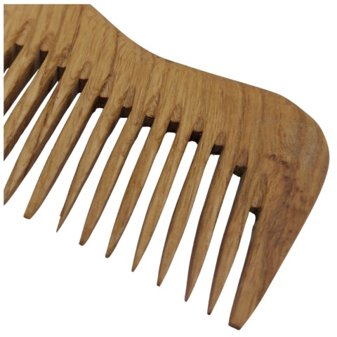 Grzebień Kieszonkowy Drewniany 16 cm – Naturalny, Nie Elektryzuje Włosów