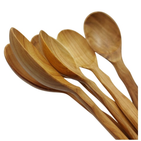 Łyżka Drewniana Do Zupy Sztućce Drewniane Komplet 6 Łyżek Drewnianych
