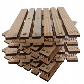 Podstawa Pod Kubek Paleta Euro Drewniana Podkładka Pod Szklanki 4 Sztuki