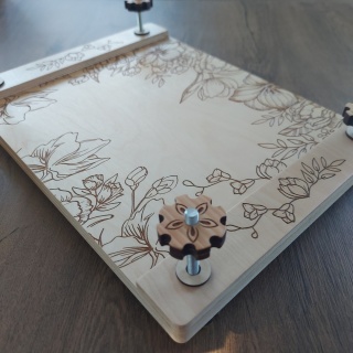 Prasa Do Suszenia Kwiatów Ziół Zielnik Duża Praska Drewniana XXL