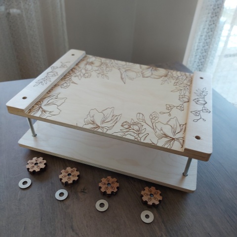 Prasa Do Suszenia Kwiatów Ziół Zielnik Duża Praska Drewniana XXL