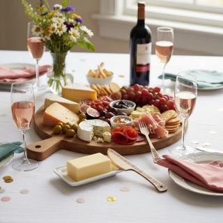 Zestaw Sztućców z Drewna – Nożyk do Masełka i Widelec z Grawerem Folkowym.