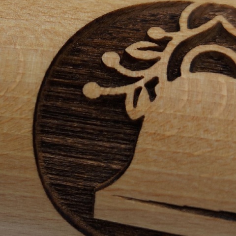 Wałek z Wzorami Świątecznymi Do Ciastek Obrotowy Drewniany Boże Narodzenie